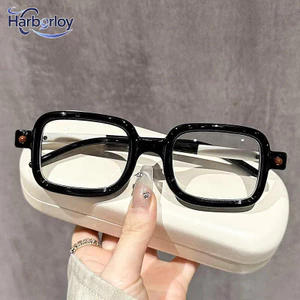 Kính đọc sách vành dày phong cách Đức cho nam, bảo vệ ánh sáng xanh