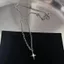 Vòng Cổ FUJIOU Y2K, Mặt Dây Chuyền Răng Trái Tim Cahin Màu Bạc, Thời Trang Hàng Ngày Ngôi Sao Năm Cánh Gothic Charm Punk Vòng Cổ Trang Sức