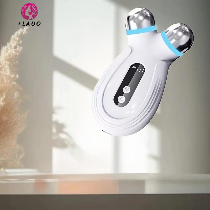 Máy mát xa mặt Microcurrent Springevenstar có đầu kim loại kép Thiết bị mặt EMS để chăm sóc da và sử dụng đường viền tại nhà hoặc Salon Springevenstar