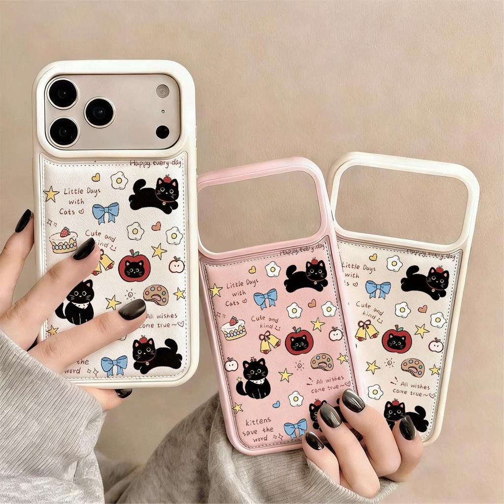 Đáng yêu hình ảnh nhỏ thích hợp cho iPhone16promax17AIR trường hợp điện thoại 15plus mềm trường hợp 13 lỗ lớn 12 nhỏ
