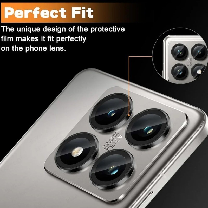 Dành Cho Xiaomi 17Pro 17 17ProMax Điện Thoại Camera Bảo Vệ Ống Kính Vòng Dành Cho Xiaomi 17 Pro Max Hợp Kim Nhôm Bảo Vệ Kính Cường Lực Ống Kính Phim