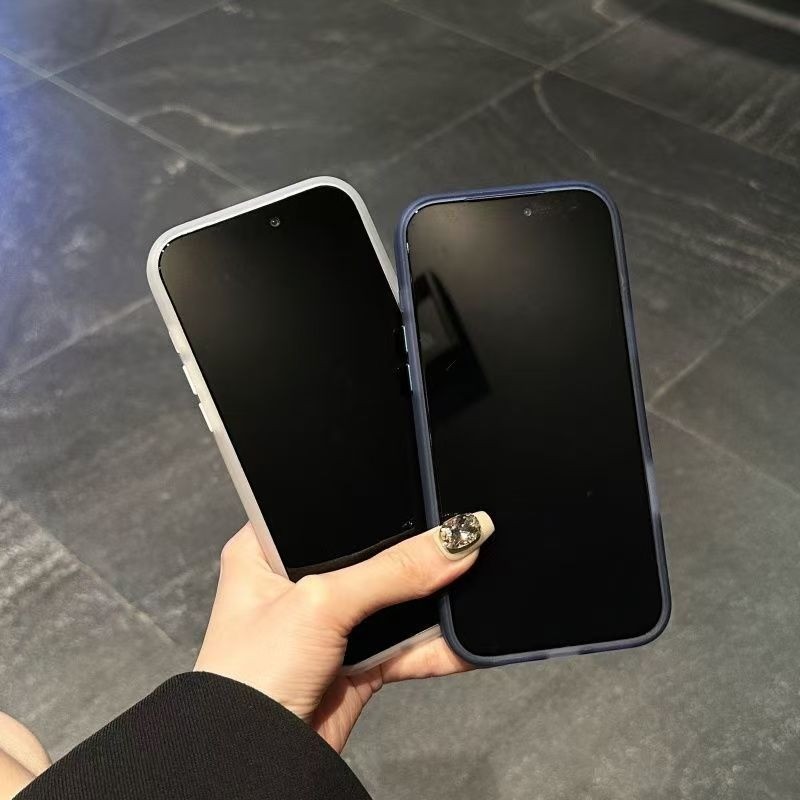 Ốp điện thoại hấp thụ sốc từ tính trong suốt sang trọng Matte Skin Feel Thích hợp cho iPhone 11 12 13 14 15 16 17 Pro Max Plus Ốp lưng