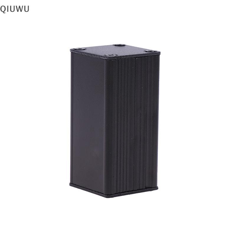 Vỏ nhôm QIUWU Hộp dự án điện tử ép đùn DIY 25x25x50mm cho các đơn vị cấp nguồn.
