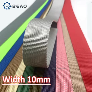 Dây ruy băng Polyester đàn hồi đầy màu sắc để may Quần may mặc Thắt lưng Dây cao su co giãn Băng vải Phụ kiện DIY