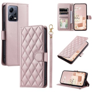 Bao Da Lật Cho Redmi Note 15 14 Pro Plus 13 Pro + 5G 15C 14C 13C Vỏ PU Sang Trọng Ví Từ Tính Có Khe Cắm Thẻ Giá Đỡ Vỏ TPU Mềm Ốp Lưng Vỏ Dây Đeo Tay Mới