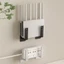 ITRUMPET 2 Chiếc Giá Đỡ Hộp Set-top, Nhựa Không Cần Khoan Router Giá Đỡ, Giá Để Đồ Bền Treo Tường Di Động Cho Phòng Khách