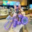 HFSHY Creative Mini Fitness Series Barbell Plates Móc chìa khóa với Bule Kettlebells hình chữ D Mô phỏng Quả tạ Cốc nước Móc khóa VN