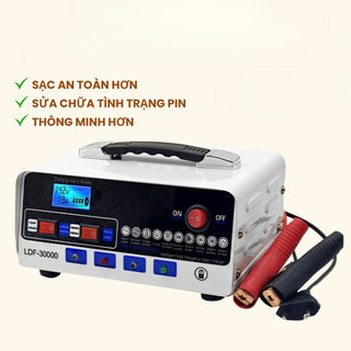 Bộ Sạc Ắc Quy Ô Tô 12/24V Sạc An Toàn Kích Hoạt Sửa Chữa Hiệu Quả Midaki Official