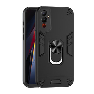 Dành Cho Tecno POVA 4 / 4 Pro Ốp điện thoại Thiết Kế Chiến Binh Lưng Cứng Có Giá Đỡ Nhẫn Chống Sốc Mềm TPU Nâng Cạnh Mỏng Bao