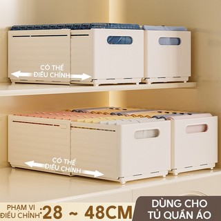 Hộp lưu trữ tủ quần áo có thể thu vào dung tích lớn Dụng cụ lưu trữ tại nhà đồ lót trữ ngăn kéo để bàn