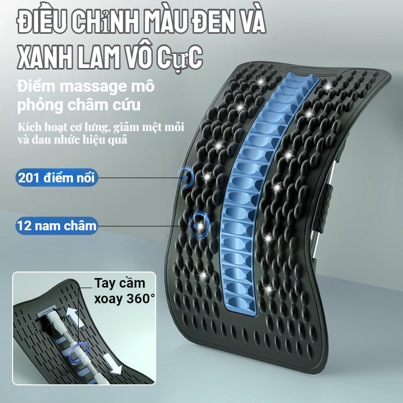 Khung nắn chỉnh cột sống lưng , định hình cột sống, giảm đau mỏi lưng, điều chỉnh độ cao, thiết kế khoa học dáng gọn nhẹ