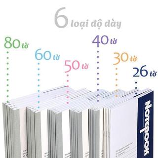 Sổ tay A5/B5 60 trang kẻ ngang, bạn đồng hành lý tưởng cho công việc và học tập của học sinh