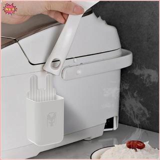N & X Muỗng Cơm Lưu Trữ Ra Treo Tường Nồi Cơm Thìa Giá Đỡ Hộ Gia Đình Muỗng Đứng Muỗng Cơm Mái Chèo Giá Đỡ Dụng Cụ Nhà Bếp.