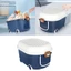 SA Hộp đồ chơi hoạt hình bằng nhựa lớn trên con lăn Đồ chơi sắp xếp để lưu trữ ngôi nhà dễ dàng