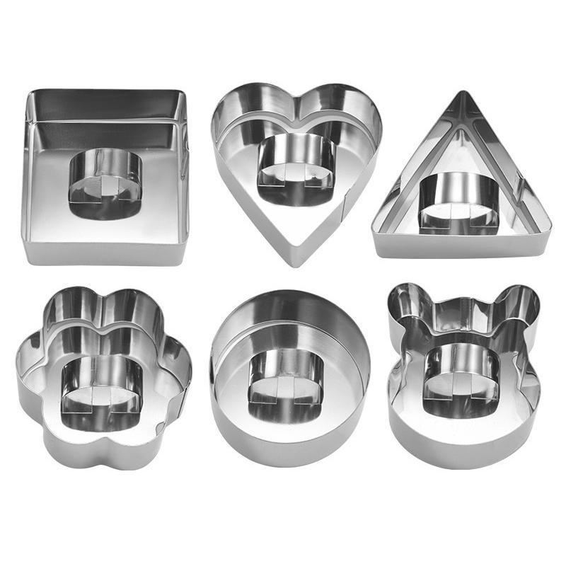 GOAY 1 Cái Khuôn Làm Bánh Inox DIY Bánh Mousse Hoạt Hình Khuôn Sushi Cơm Bóng Báo Chí Khuôn Phụ Kiện Nhà Bếp Sáng Tạo Bữa Trưa Bento VN