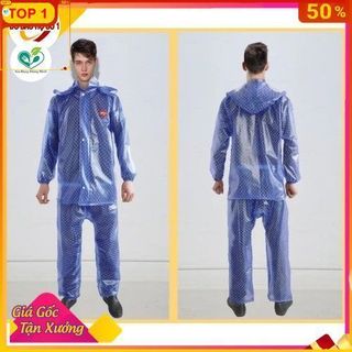 Áo mưa chấm bi PVC siêu bền chống thấm - Sản phẩm cao cấp bạn cần uminshop