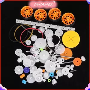 CANAMEK 78 Chiếc Hộp Số Đồ Chơi robot Động Cơ Nhựa Bánh Răng DIY Mô Hình Phụ Kiện CSF