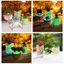 ZK 100 chiếc Glow In The Dark Trang trí Pebbles Phụ kiện bể cá VN