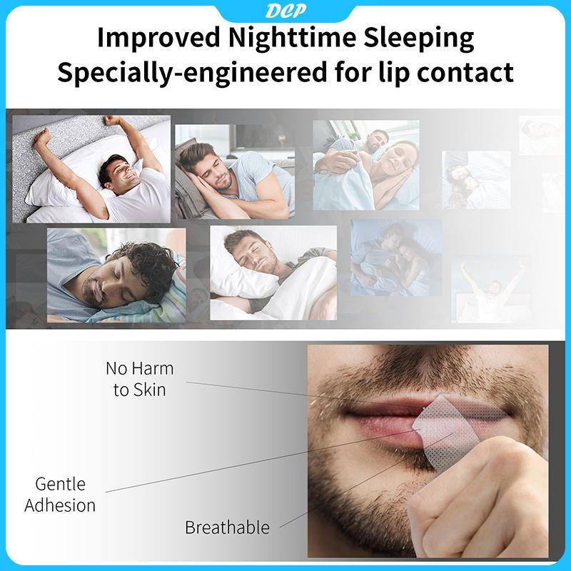 [Dcp] Miếng dán chống ngáy 90 cái/bộ cho trẻ em người lớn ngủ đêm môi mũi thở miếng dán chỉnh sửa MIỆNG [VN]