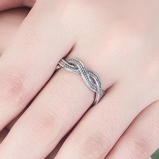 Nhẫn Sóng Nước, Trang Sức Bạc Thái Retro, Nhẫn Bạc Thái, Nhẫn Nam Nữ, Mở Chịu Lực, Thời Trang Cổ Điển Free Size