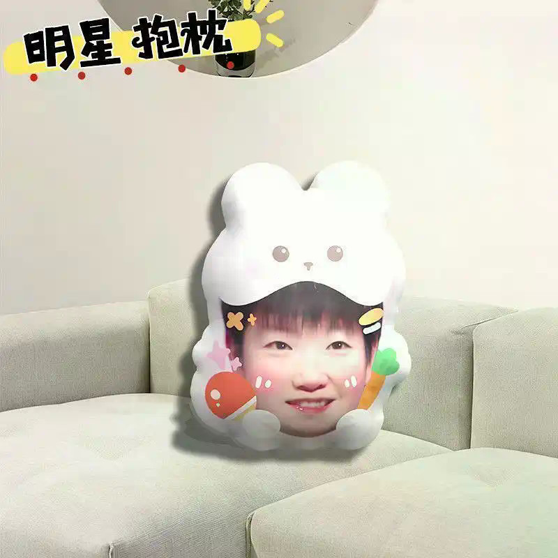 2026 Shatou CP Sun Yingsha Wang Chuqin Dễ Thương q Phiên Bản Búp Bê Sang Trọng Gối Qiwen Hoạt Hình Anime Ngoại Vi Đầu Giường Hoạt Động