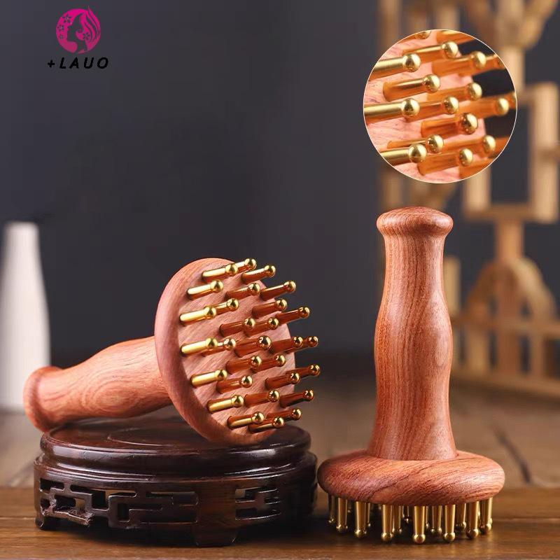 Springevenstar Đồng Thau Di Động Bằng Gỗ Gua Sha Dụng Cụ Massage Đầu Ne Chân Cơ Thể Kinh Tuyến Mát Xa Lympho Giảm Đau Mô Sâu Massage Springevenstar