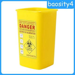 Hộp đựng rác thải lưỡi kim Sharps màu vàng có nắp khóa 1.0L