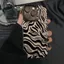 Zebra sọc cho iPhone16Promax151413 trường hợp màu bạc mờ XrXsmax nổ