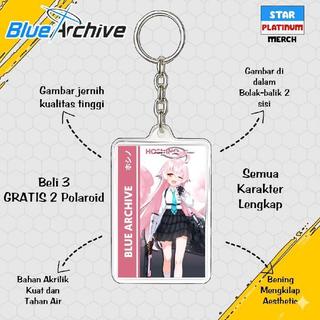 Gantungan Kunci Blue Archive - Keychain Blue Archive - Ganci Anime - Gantungan Kunci Hoshino - Shiroko - Hina - Yuuka