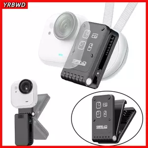 Giá đỡ gắn từ tính YRBWD, Camera tháo nhanh có thể điều chỉnh Kẹp cố định, Kẹp ba lô nhẹ xoay có thể gập lại cho phụ kiện máy ảnh hành động Insta360 GO Ultra