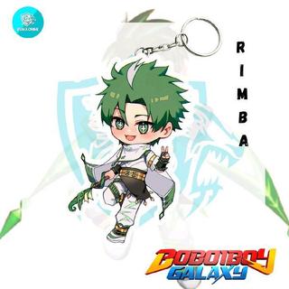 Keychain Acrylic Anime Boboiboy Tahap 3 - Beliung, Nova, Blizzard, Rimba Ganci Anime Akrilik - Beliung