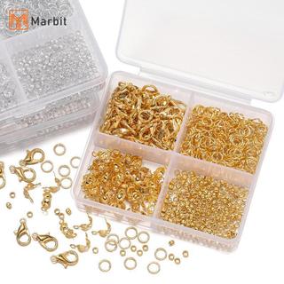 Bộ dụng cụ làm đồ trang sức 500 cái/hộp - Kẹp tôm hùm & nhẫn nhảy cho DIY dây chuyền và vòng tay