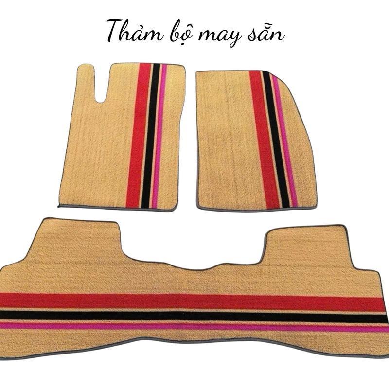 [4-7 chỗ] Thảm cước lót sàn xe ô tô 4-7 chỗ may sẵn bo viền theo form xe có khuy bấm