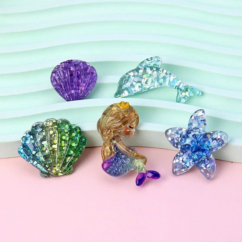 Set Charm Nàng Tiên Cá Đại Dương Lấp Lánh