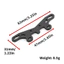 Tấm tháp chống sốc nâng cao phía trước và phía sau bằng sợi Carbon cho Tamiya TT02S TT02SR TT-02 Type-S 1 / 10 RC Xe nâng cấp các bộ phận