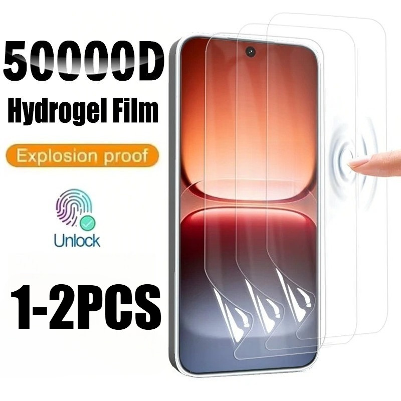 1-2 Chiếc Full Cover Bảo Vệ Màn Hình HD Mềm Cho Honor Magic 7 8 RSR Lite Pro Porsche Air Chống Rơi Chống Gián Điệp Riêng Tư Chống Ánh Sáng Xanh Hydrogel Phim Mờ