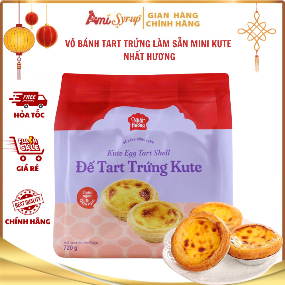 (Hỏa Tốc HN) Túi 60 Cái Vỏ Bánh Tart Trứng Làm Sẵn Mini Kute Nhất Hương Tiện Lợi