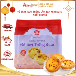 Túi 60 Cái Vỏ Bánh Tart Trứng Làm Sẵn Mini Kute Nhất Hương Tiện Lợi