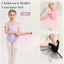 ✿ Trẻ Em Bé Gái Ballet Leotard Đầm Chấm Bi Tutu Balletcore 2 Chiếc Thể Dục Dụng Cụ Ballerina Khiêu Vũ Quần Áo