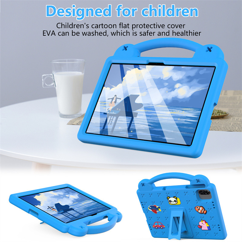 Ốp Lưng Cho Honor Pad X8b 11 Inch 2026 NDL2-W09 LTE 11 2025 11 "2024 X8A Trẻ Em Tay Cầm Đứng Ốp Lưng An Toàn Văn Phòng Kinh Doanh Giá Đỡ Mới Trẻ Em Học Sinh Nghiên Cứu Chống Sốc Bao