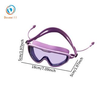 Dovewill Kính Bơi Người lớn chống sương mù tầm nhìn rộng, dây điều chỉnh - Phù hợp cho lặn biển và thể thao dưới nước