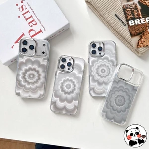 Ốp Điện Thoại Hoa Phantom Sang Trọng Cho iPhone Air 17 Pro Max 16E 16 15 14 Plus 13 12 11 Pro Max XR XS Max X 8 7 Plus SE3 SE2 2022 2020 Vỏ Mềm Chống Sốc Sáng Bóng Dễ Thương