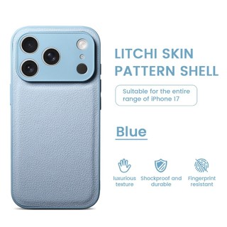 Ốp Điện Thoại Da Màu Tím vintage Cho IPhone 17 Pro Max 12 13 14 15 16 Pro Max Plus Vỏ Chống Sốc Có Vỏ Bảo Vệ Ống Kính