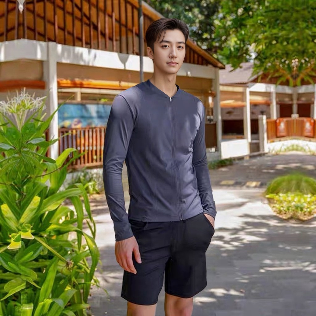 Kem Chống Nắng Nhanh Khô Bộ Đồ Lặn Nam Chia Quần Dài Tay Lặn Mẹ Phù Hợp Với Cặp Đôi Đồ Bơi