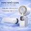 Quạt Mini Cầm Tay 4000mAh 100 Cấp Gió Màn Hình LED – Quạt Cầm Tay Mini Làm Mát Nhanh, Pin Trâu, Quạt Mini Du Lịch