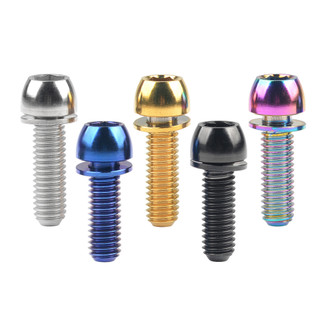 Catdogbear Bu lông M6x16 đến 20 mm nửa đầu tròn, có vòng đệm, dùng để sửa phanh xe đạp
