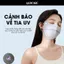 Khẩu trang UV-Proof UniCare chính hãng, vải lụa băng mềm mịn, chống nắng, chống UV 99%