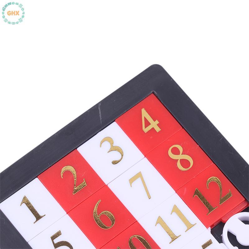 Bộ Đồ Chơi Xếp Hình Trượt Chữ Số 1-15 Phát Triển Trí Não Giáo Dục Sớm Cho Bé