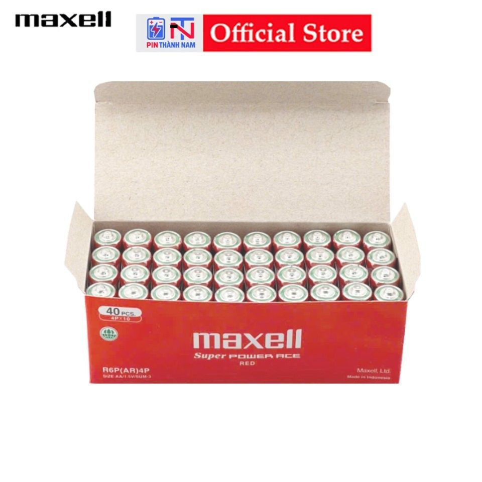 Hộp Pin AA Maxell R6P Super Power Siêu Bền - Hàng Chính Hãng