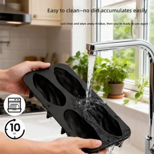 Khuôn làm bánh hình quả hồ trăn silicon linh hoạt cho công cụ xử lý hình dạng hoàn hảo